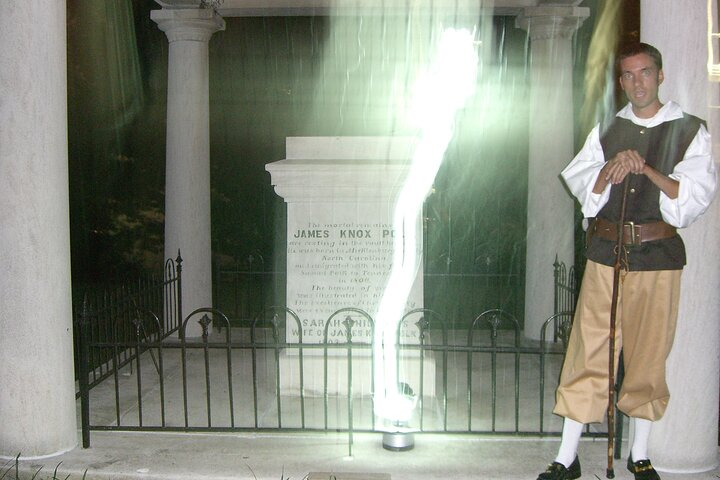 When you go on our Nashville Ghost Tours, we will encourage you to take pictures. You never know what you will capture on film. Look at this great picture that one our clients sent us!